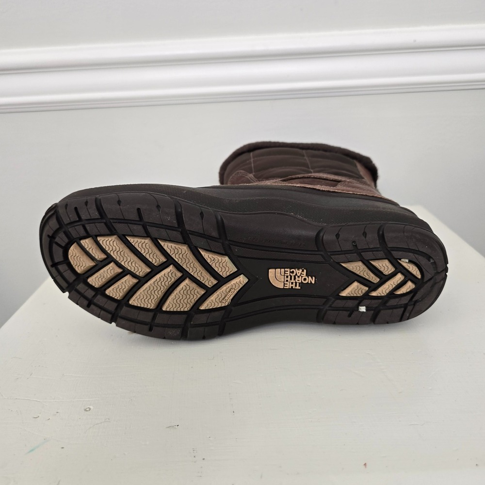 The North Face Women Chilkat III Waterproof Pull-On Boot 10 Brown Winter Outdoor - Picture 7 of 12